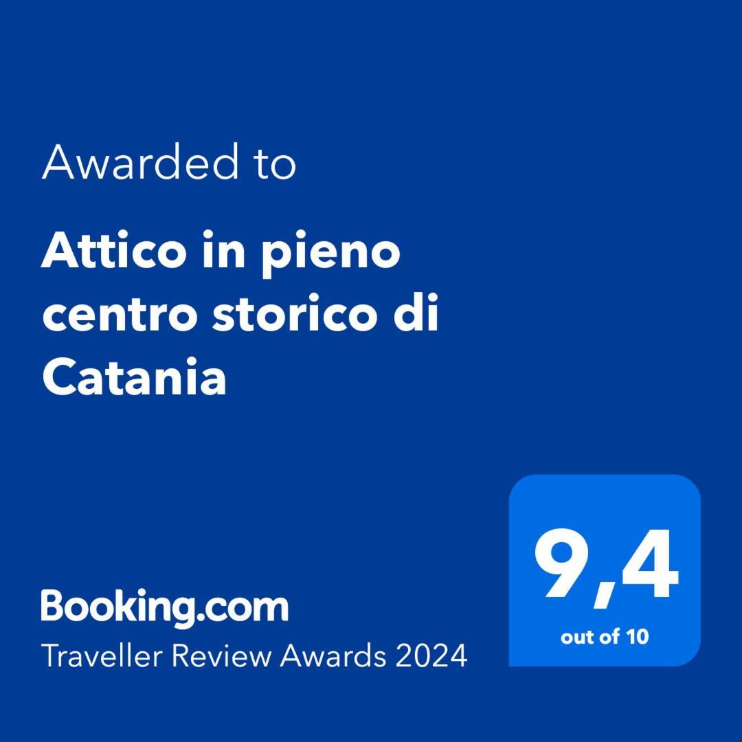 Ferienwohnung Attico In Pieno Centro Storico Di CTA Exterior foto